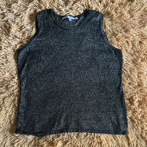 Carmen Marc Valvo Sparkly Cocktail Tank
